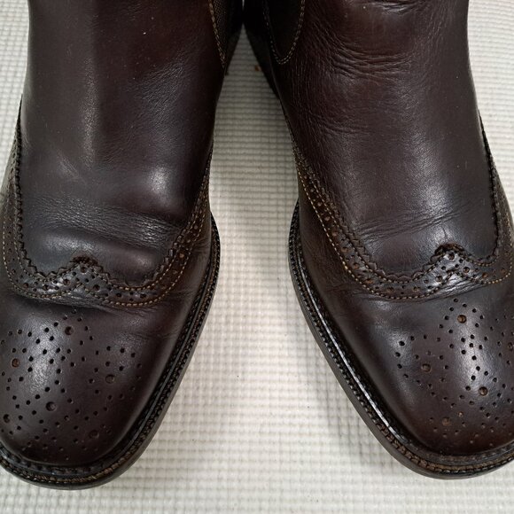 Cole Haan Men Leather Chukka Boots Brown Size 9.5 Brazil - Picture 8 of 12
